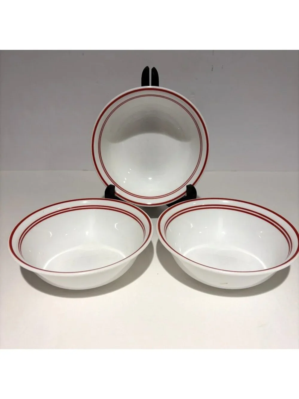 Corelle Classic Cafe Red Soup Cereal Bowls 6.25
